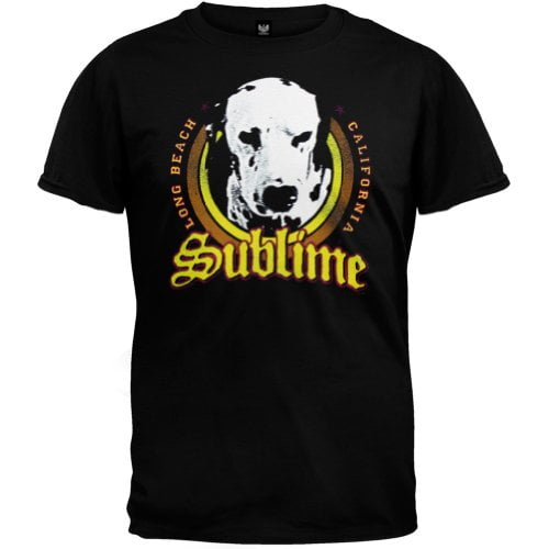 Details about   Sublime Lou Dog 100% Cotton T-shirt Front and Back Print Size YOUTH L 