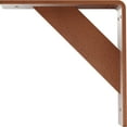 thumbnail image 4 of Ekena Millwork 2"W x 8"D x 8"H Traditional Steel Bracket, Hammered Copper, 4 of 13
