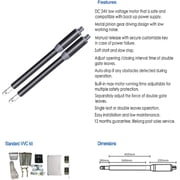 Electric Arm Dual Swing Gate Opener Up to 662 lb DC Automatic Motor Remote Kit Electric Dual Swing Gate Opener Automatic Sliding Gate Opener W/ Remote Control Automatic Heavy Duty Arm Dual Swing Gate