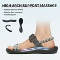 thumbnail image 3 of MEGNYA Hiking Sandals for Women, Comfortable Walking Flip Flop Sandals with Arch Support, Athletic Sandals with Hook and Loop Straps for Beach Vacation Adventure, 3 of 8