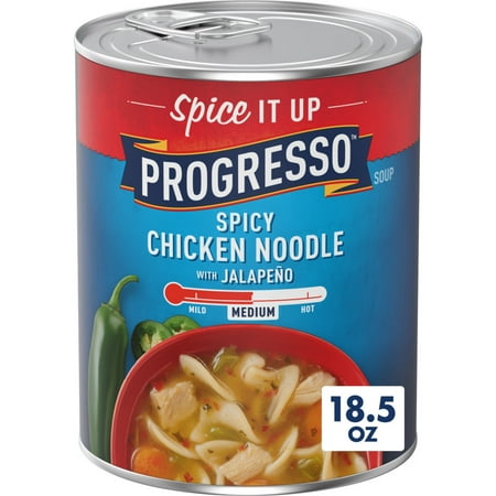 Progresso Spicy Chicken Noodle Soup with Jalapeño, 18.5 oz