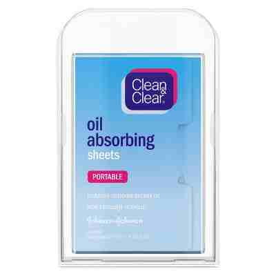 Unscented Clean & Clear Oil Absorbing Facial Blotting Sheets -
