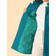 thumbnail image 5 of Abrigo de Invierno Elegante Allegra K Largo de Un Solo Pecho con Cuello Alto Lago Azul L, 5 of 5