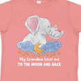 thumbnail image 4 of Inktastic My Grandma Loves Me to the Moon and Back Elephant Family Boys or Girls Toddler T-Shirt, 4 of 5