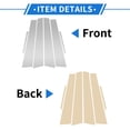 thumbnail image 3 of Unique Bargains 6 Pcs Moldura de Ventana del Pilar de la Puerta para Cadillac CTS 2014-2015 Tono Plateado Sticker Anti Rasguños para los Pilares Exteriores de la Puerta, 3 of 7