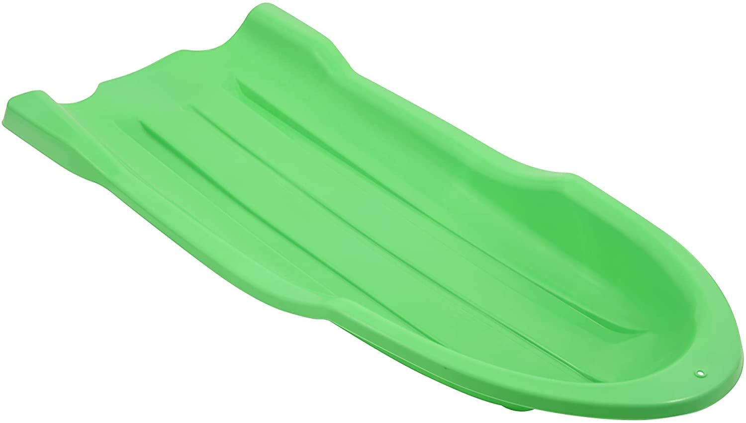 Toboggan Snow Sled for Kids and Adults, 46" Heavy Duty Plastic Open