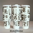 thumbnail image 2 of “In My Feral Era” Raccoon Laser-Engraved 40 oz Tumbler – Custom Engraved Travel Cup, 2 of 3