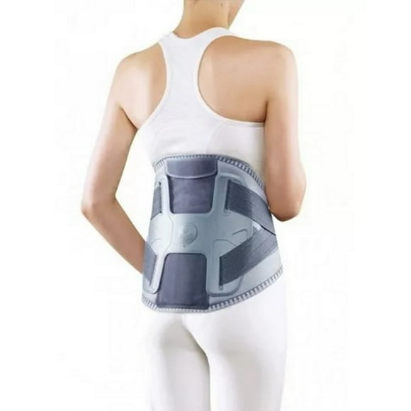 Triple Soporte Anatómico Accutex Gris Talla Extra Grande Zona Lumbar