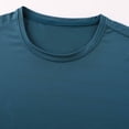 thumbnail image 6 of Men's Ice Silk Crewneck Tee, Short Sleeve Quick Dry Sport Top, Plain Casual Summer Shirt, 6 of 9