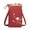 Claret, variant on Elegant Ladies Shoulder Bag with Kiss Lock Closure Phone Purse for Night Outs