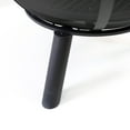 thumbnail image 5 of Deko Living 34 Inch Diameter Outdoor Steel Wood Burning Sphere Fire Pit with Screen Lid and Poker, 5 of 8