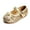 BW802-Glitter Gold, variant on Toddler Little Girl White Dress Shoes Size 7 - Girl Ballet Flats Wedding Party