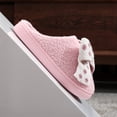thumbnail image 5 of Willtoo Winter Cozy Slippers for Women - Soft Memory Foam Fuzzy Bow Non-Slip Indoor Outdoor House Shoes, 5 of 8