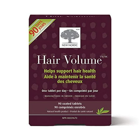 New Nordic Hair Volume 90 Tablets Hair Growth Supplement Biotin