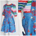 thumbnail image 3 of Disfraz de Chucky de Halloween para mujer, vestido de cosplay de terror, atuendo para fiesta de juego de rol, 3 of 4