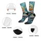 thumbnail image 5 of Fotbe Colorful Plant Turtle Calcetas Largas con Estampado para Hombre y Mujer – Calcetas de Compresión Transpirables y Elásticas, Viajar y Uso Diario Talla 5-11, 5 of 6
