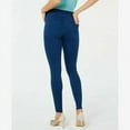 thumbnail image 2 of HUE Womens Classic Smooth Denim Leggings Indigo Blue, Size XXX-Large, 3X New with box/tags, 2 of 4