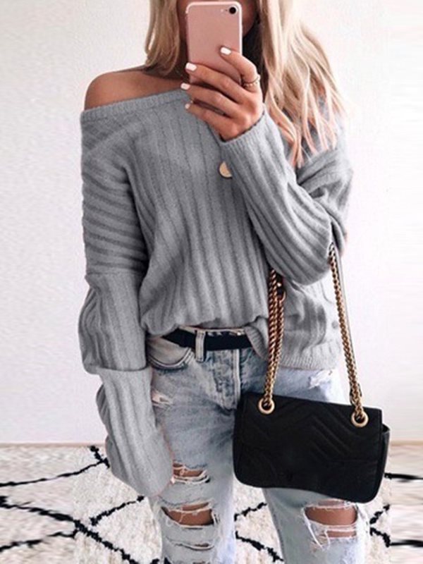 Loose Oversized Pullover Knit Jumper 