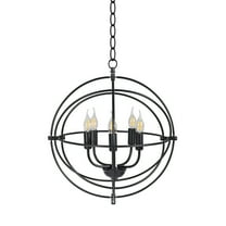 Giantex Rustic 5 Light Pendant Light, Ceiling Hanging Light Fixture