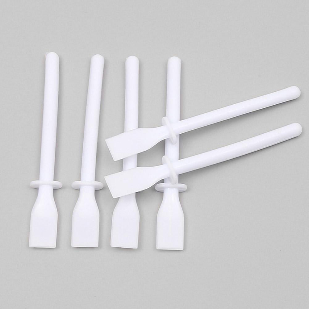 E-outstanding Glue Spreader 4pcs White Plastic Glue Smear Sticks Applicators