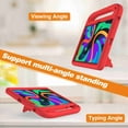 thumbnail image 5 of ShellTech Kids Case for Lenovo Tab M11 11inch TB330FU TB330XU, Shockproof EVA Case Kickstand Handle Cover for Lenovo Tab M11 2024,Red, 5 of 7