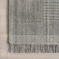 thumbnail image 4 of Rugs USA Mozai Fringed Wool-Blend Area Rug, 4' x 6', Mozai Light Grey, 4 of 6
