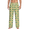 thumbnail image 2 of Goofa Sea Turtle Printed Soft Pajama Pants for Men, Wide Leg Comfy Casual Lounge Yoga Pants-Large, 2 of 9