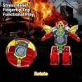 thumbnail image 2 of Spinning Top Transforming Robot Finger Spinner For Stress Relief Rotating Mechanical Toy, 2 of 8