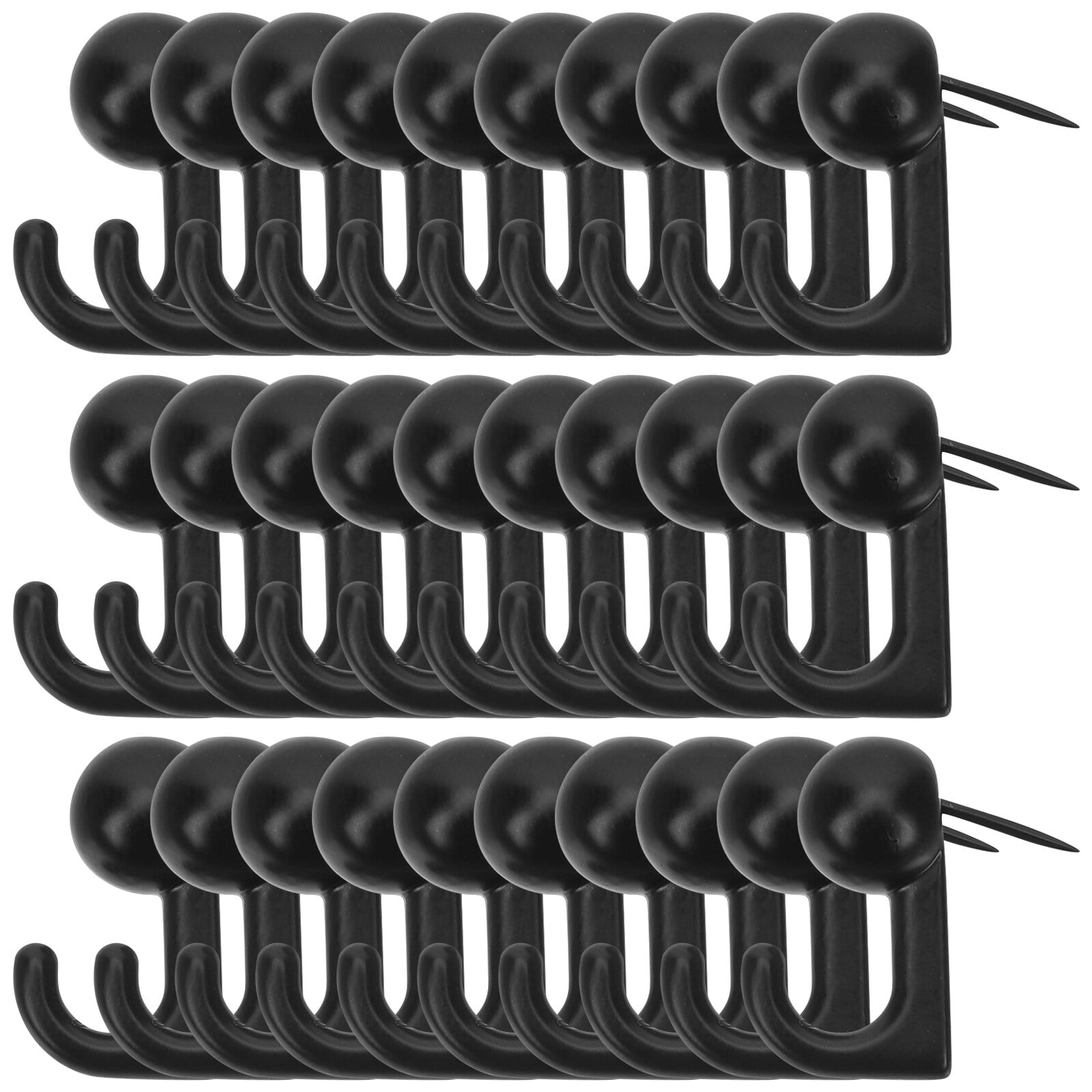 NUOLUX 30pcs Push Pin Hangers Wall Picture Hangers Heavy Duty Picture Hanging  Hooks 