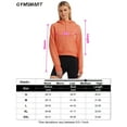 thumbnail image 5 of Women's Pullover Hoodie with Thumb Holes Long Sleeve Solid Zipper Tops for Women With Pocket, 5 of 5