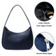 thumbnail image 3 of Bolsos de hombro para mujer, lindo bolso de mano tipo hobo, mini bolso de mano con cierre de cremallera, 3 of 5