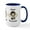 White/Navy Inside, variant on CafePress - Happy Passover Girl Large Mug - 15 oz Ceramic Large White Novelty Mug