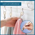 thumbnail image 3 of Towel Clip Clothes Rack Laundry Clamp Cotton Fine Workmanship Bathroom Metal Hanging Clamps Simple Operation Home Supplies Type 3, 3 of 8