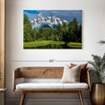 thumbnail image 3 of Elephant Stock Grand Teton Landscape Wall Art - Horizontal Canvas Wall Art - Dining Room Wall Decor - Nature Canvas - Blue And Green Decor - 45" x 30", 3 of 8
