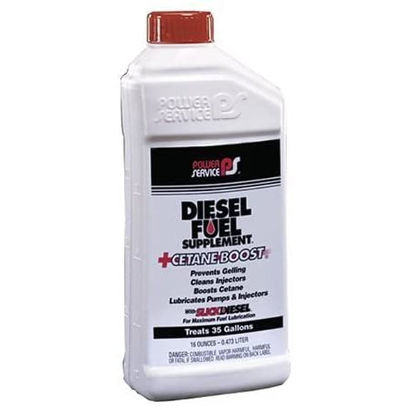 Power Service Diesel Fuel Supplement Additive - Universal Fit - 3 Pack, 16 oz Each
