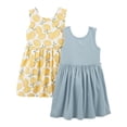 thumbnail image 1 of Conjunto de vestidos Simple Joys by Carter's Girls 3T de manga corta, paquete de 2 unidades, 1 of 2