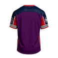 thumbnail image 3 of USA 2026 Soccer Cup V-Neck Jersey for Men, Short Sleeve Football Shirt with "USA SOCCER" & Stars Stripes Graphic, Breathable Athletic Fan Top, 1 PC Purple S, 3 of 3