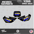 thumbnail image 3 of Kalair GFX Graphics Kit for Yamaha YZ85 (2002-2014) Rebel Series, 3 of 5