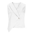 thumbnail image 5 of Bovxnpu Tank Tops Summer Sleeveless Blazer Jacket Button Tank Top Casual Summer Tops (Women's or Women's Plus), 5 of 9