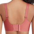 thumbnail image 4 of Yunleeb Seamless Bra Feel Air T-Shirt Bra with Support, All Day Comfort Bra YL01-Red M, 4 of 8