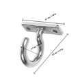 thumbnail image 2 of unbranded Gancho De Para Y Pared En Acero Inoxidable Ideal Para Utensilios Cocina Y Jardín, 2 of 8