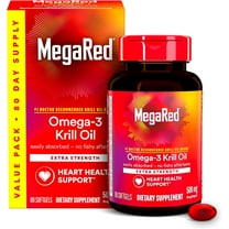 Schiff Megared Superior Omega 3 Krill Oil Extra Strength 500 Mg Softgels, 80 Ea