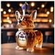 thumbnail image 2 of Whiskey Decanter Wine Bottle - Art Statue, Corgi Whiskey Decanter, 350ml Creative Animal Glass Decanter, Animal Bottle Statue For Scotch Whiskey, Bourbon Whiskey And Vodka, 2 of 5
