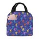 thumbnail image 1 of Fotbe Ice Hockey Players With Puck Bolsa Térmica con Estampado y Forro de Aluminio Grueso Bolsa de Almuerzo con Bolsillo Frontal para Hombres y Mujeres, Ideal para Trabajo, Escuela, 1 of 8