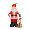 thumbnail image 2 of Papá inflable navideño con de 94,49 pulgadas de , ideal para fiestas, decoración de jardín, adorno navideño para exteriores, vacaciones, 2 of 9