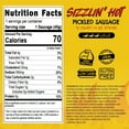 thumbnail image 2 of Long John Snacks Sizzlin' BCF26 Hot Pickled Sausage - Gourmet Meat Stick - Hot Pickled Sausages High Protein Snack - Premium USA Pork and Beef Sticks - Low Carb, Gluten-Free, Keto - 12 Pack, 2 of 3