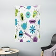 thumbnail image 1 of Crazy Tapestry, Colorful Monster Design with Various Shapes Viruses and Bacteria Theme Cute Creatures, Wall Hanging for Bedroom Living Room Dorm Decor, 40W X 60L Inches, Multicolor, by Ambesonne, 1 of 2
