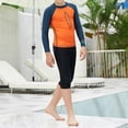 thumbnail image 1 of Kids Surf Beach Sunsuit Swim  de manga larga shamjiam Top de traje de baño de manga larga, 1 of 9