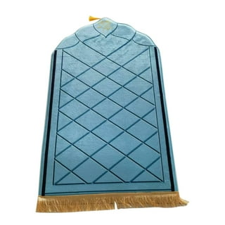 Tapis de priere portable mutaki gris clair