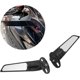 thumbnail image 3 of Motorcycle Rear View Mirror, Aluminium Motorcycle Rearview Side Mirror Winglet Compatible With Yamaha R6, R6s, V2, V3, 360 Rotating Side Mirror Wind W, 3 of 5
